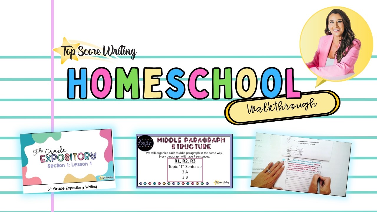 Top Score Writing Homeschool Walkthrough - YouTube