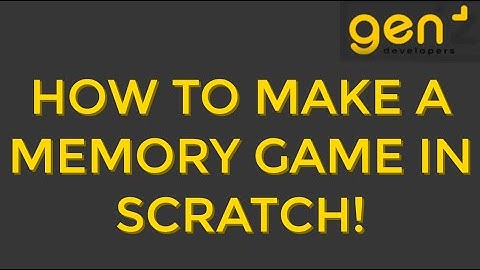 How To Make A Memory Game In Scratch!