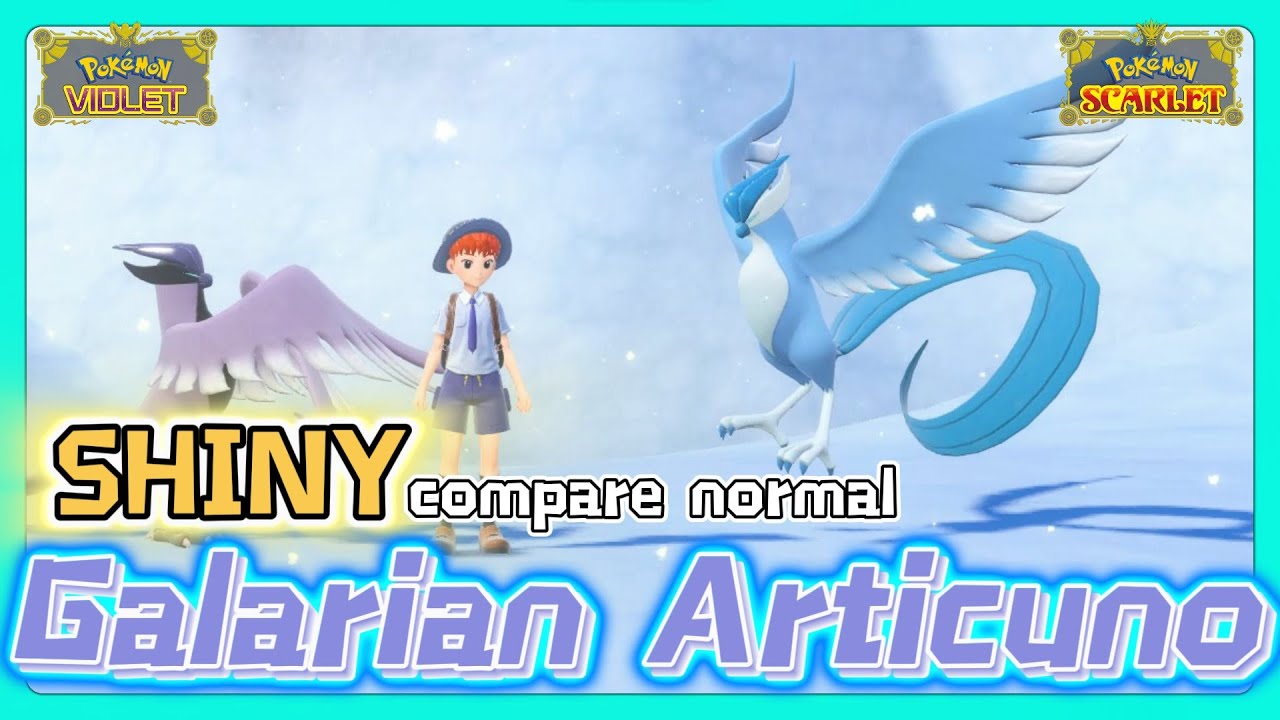 Galarian Articuno (Shiny vs Normal), Legendary Pokemon