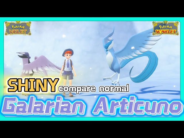 Galarian Articuno (Shiny vs Normal), Legendary Pokemon