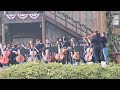 High School district orchestra band at Knotts Berry Farm 12/17/22