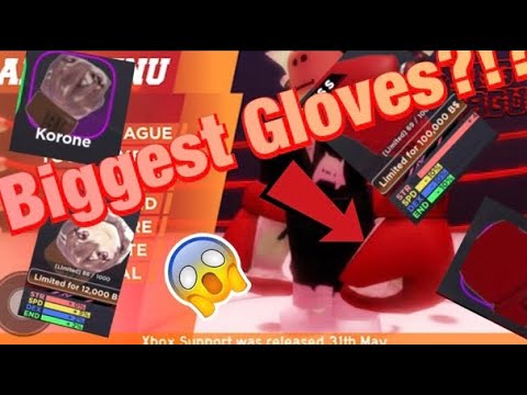 Exclusive 2 New Gloves In Boxing League Huge Youtube - roblox boxing league gloves