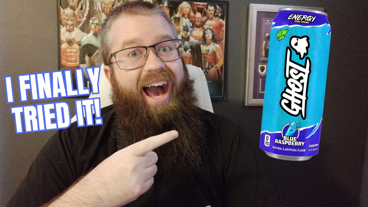 I Finally Tried The New Ghost Blue Raspberry Drink - Review! - YouTube