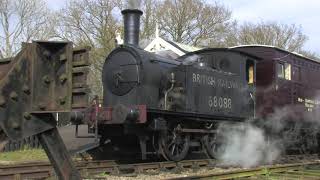 British Railways 0-4-0T Class Y7 number 68088 at the Middy in  April 2016