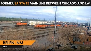 Belen, New Mexico, USA | Virtual Railfan LIVE !