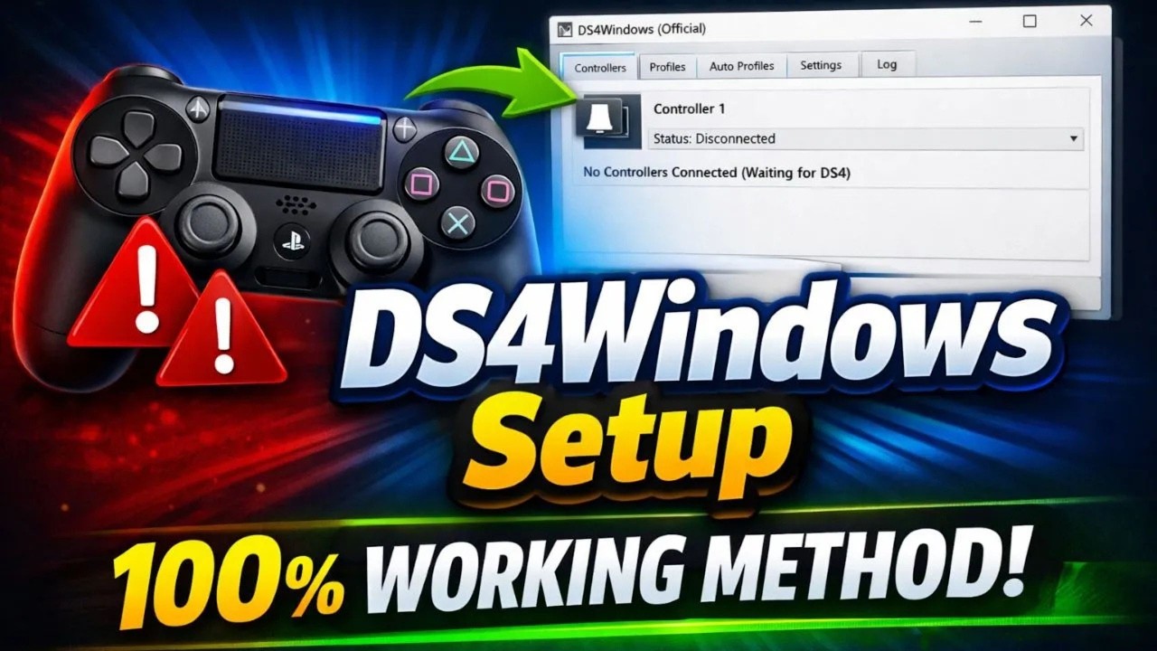 How to Download and Install DS4Windows (Official) | PS4 Controller on ...