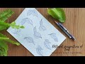 How to draw different leaf perspectives how to draw leaves step by step tutorial