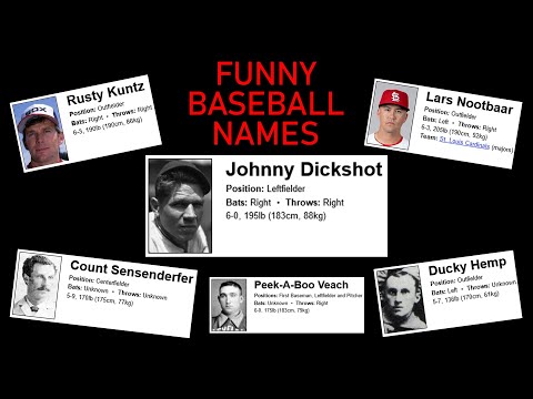 147 Ridiculous Baseball Player Names