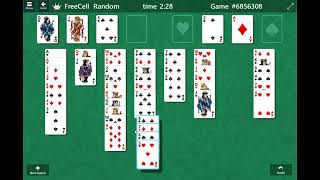 FreeCell Solitaire Gameplay
