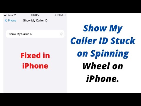 Show My Caller Id Stuck On Spinning Wheel On Iphone Youtube Show My Caller Id Stuck On Spinning Wheel On Iphone Youtube