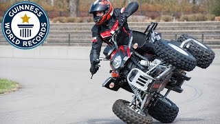 Longest individual ATV side-wheelie - Guinness World Records