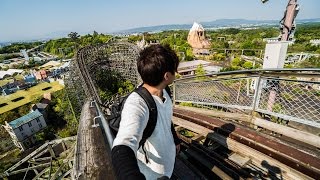 ABANDONED NARA DREAMLAND THEME PARK pt. 2 ( CLIMBED ROLLER COASTER )