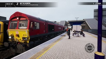 Drag Line - Great Western Express - Class 66 DB Schenker - Train Sim World 4