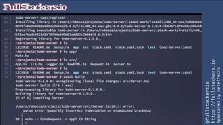Meetup No 43 - Building Web Services with Haskell (2019-07-10)
