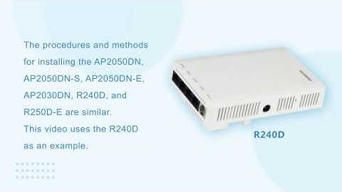 How to install the Huawei wall plate APs or agile distributed APs in a junction box (86 mm).