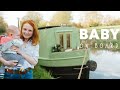 Daily life on a narrowboat with a baby  were four months in