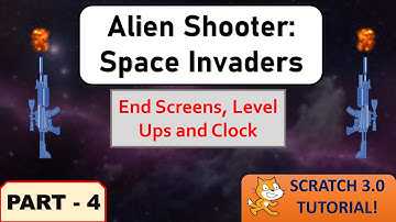 Alien Shooter: Space Invaders - Part 4 | Scratch 3.0 Tutorial | Just Finished Coding!