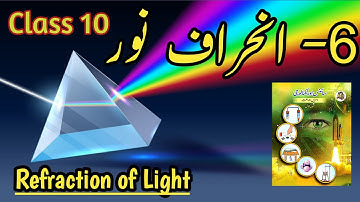 Class 10 Science 1 chapter 6 Urdu medium| انحراف نور | Refraction of light|10 class Science|In Urdu