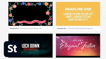 Adobe Stock: Motion Graphic Templates for video workflows | Adobe Creative Cloud
