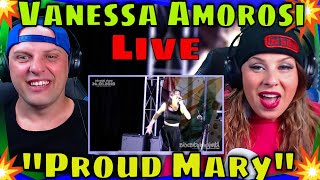 reaction To Vanessa Amorosi "Proud Mary" Live | THE WOLF HUNTERZ REACTIONS