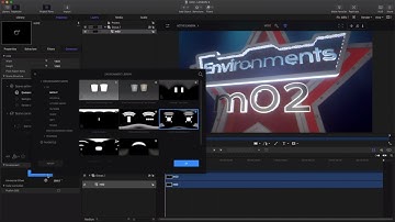 Learn how to work with Environments in mO2 Apple Motion & FCPX Plugin