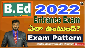 B.Ed 2022 Exam Pattern |B.Ed Model Paper TS Edcet Notification2022|B.Ed Notification||B.Ed Syllabus|
