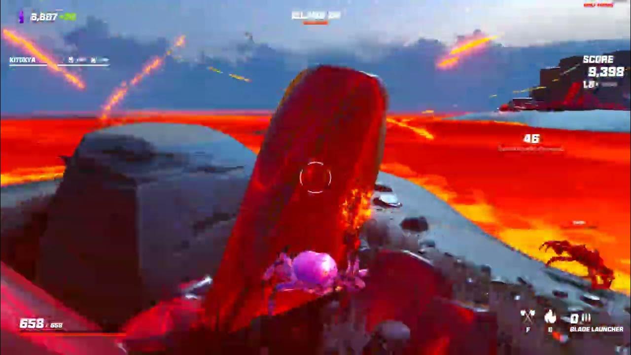 Crab Champions ISLAND 30 NIGHTMARE (Blade Launcher) GAMEPLAY SHOWCASE 🦀