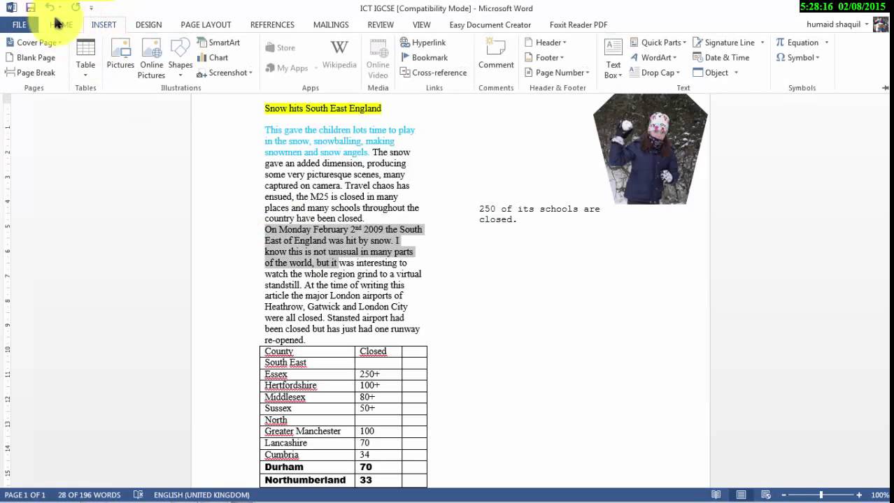 10 15 Emphasising text
