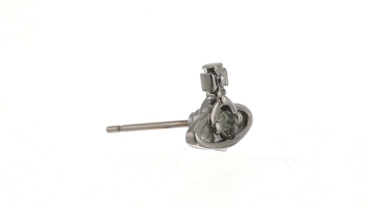 Vivienne Westwood Nano Solitaire Single Stud Earrings SKU:8839965 