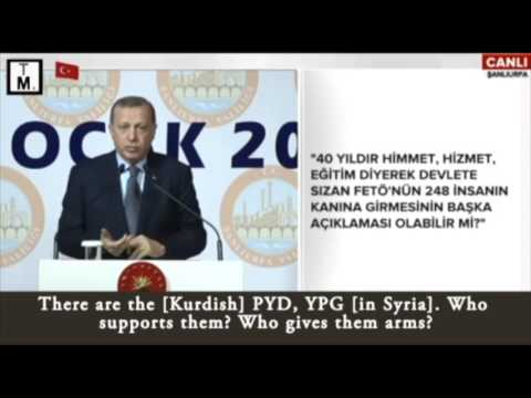 Erdoğan cites fabricated video subtitles, argues US general admitted founding ISIL
