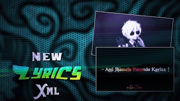 New Attitude Trending Lyrics Vedio Xml || Alight Motion Presat | Text And Shake Effect | Emon Editz