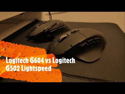 Logitech G604 vs Logitech G502 Lightspeed [ASMR]