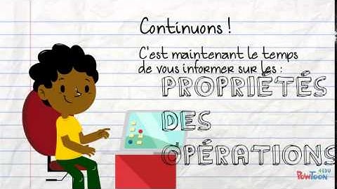 Les 4 grandes opérations mathématiques