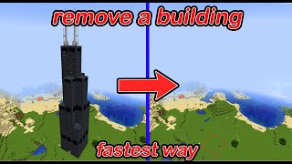 Quick and Easy Way To Remove a Building in Minecraft screenshot 3