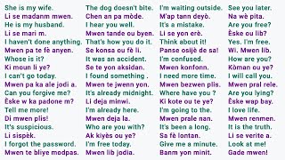 Basic English Conversation | Practice English with Haitian Creole | Learn English with me
