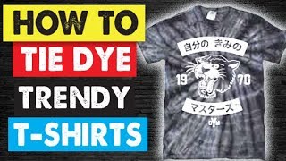 How to Tie Dye Black Trendy T shirts 2019 screenshot 5