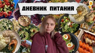 картинка: Дневник питания. 🥑 Стараюсь сбалансированно питаться. Что я ем за неделю. Как еда влияет на тело?