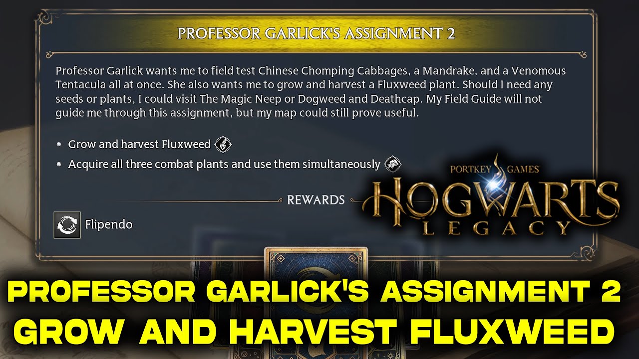 Professor Garlick's Assignment 2 - Hogwarts Legacy Guide - IGN