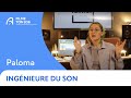 Paloma ingnieure du son en alternance