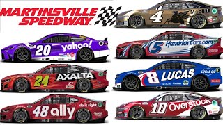 2024 NASCAR CUP SERIES PAINT SCHEME PREVIEW FOR THE COOK OUT 400 AT MARTINSVILLE