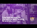 29 - Food and Agriculture: Disruptions and Planning for a Crisis