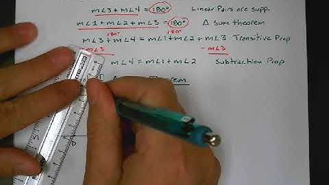 Math 2 Lesson 1-3 Triangle Sum Theorem