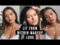 Lit From Within Makeup Look ft. Glossier, Charlotte Tilbury, Hourglass + MORE! || NICOLE ELISE