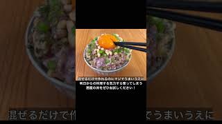 調味料3つだけ！悪魔のねぎとろ丼