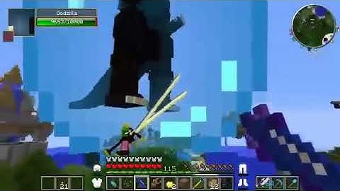 Minecraft THE ROAR OF GIANT GODZILLA MISSION CUSTOM MOD