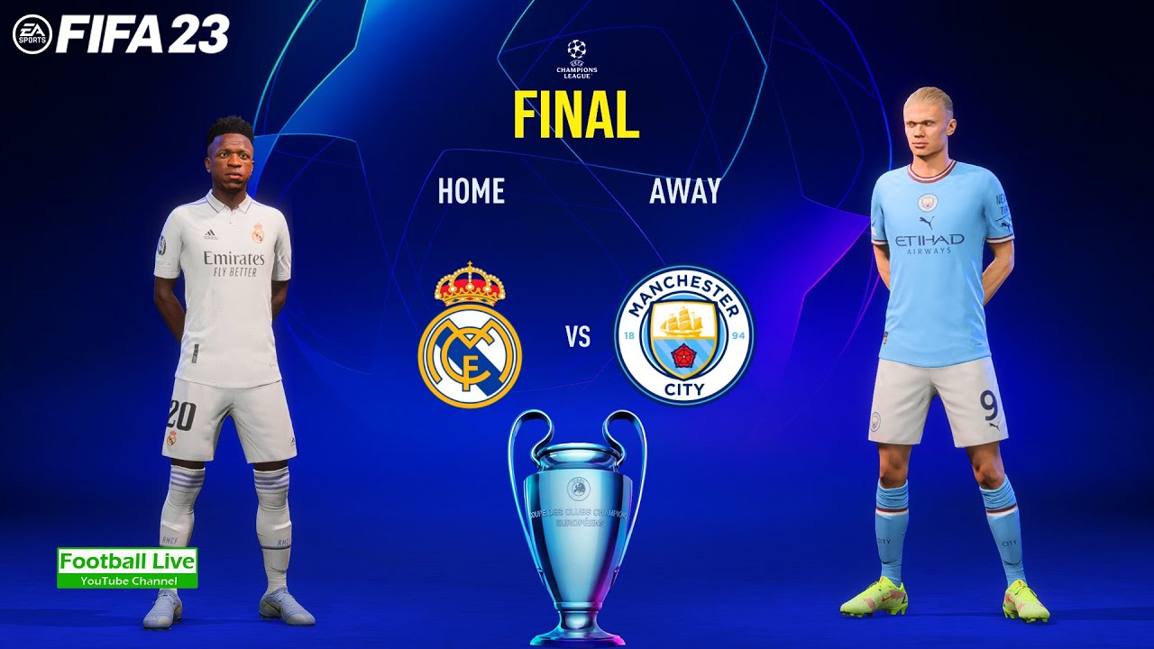 FIFA 23 Real Madrid vs Man City FINAL Champions League 2022/23 Gameplay PC