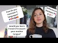 I answer your most interesting questions in french  w french subs