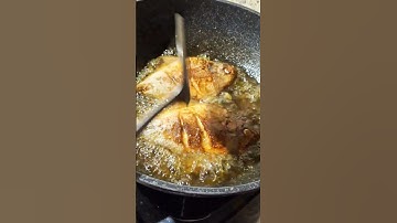 Thumbnail of IKAN BAWAL GORENG🤤 #shorts #masakanindonesia #food #enak #cooking #ikan #digoreng