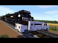 Minecraft Limo Vs. Train Crash Animation