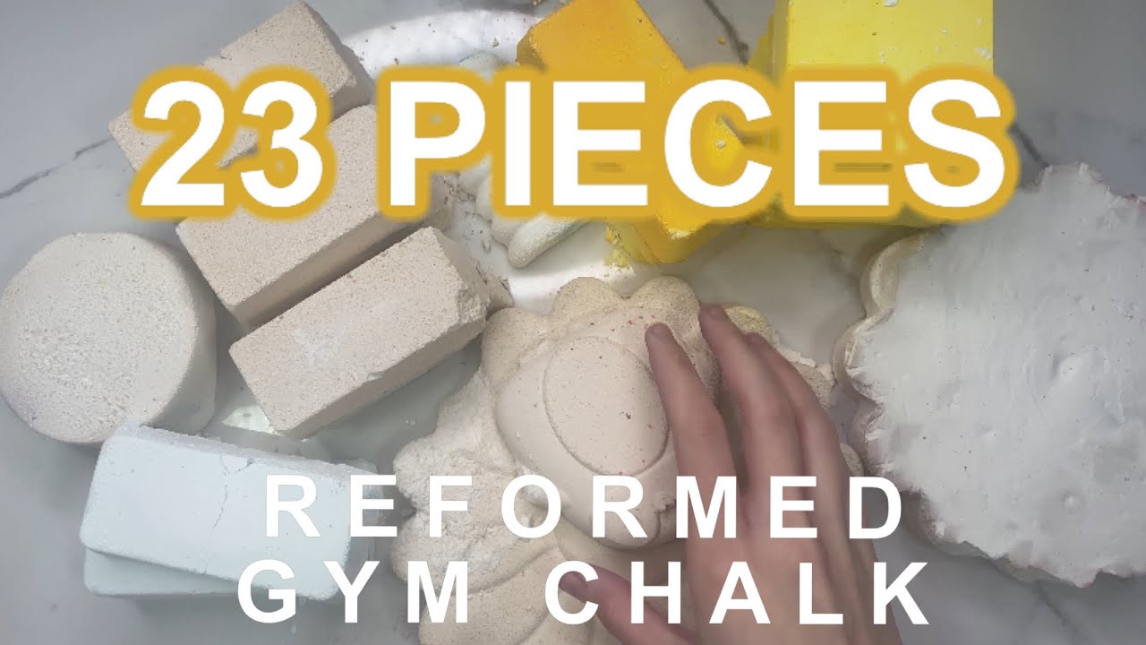 23 PIECES OF REFORMED GYM CHALK | SOFT & DUSTY